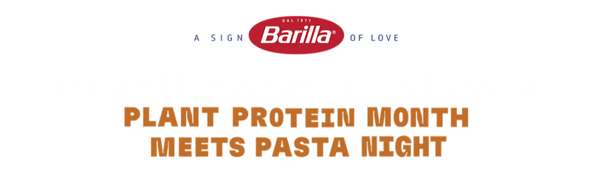 One More Reason to Love Pasta: Plant-Based Protein Month Meets Pasta Night