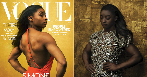 Simone Biles's Vogue Cover Exemplifies Strong Beauty